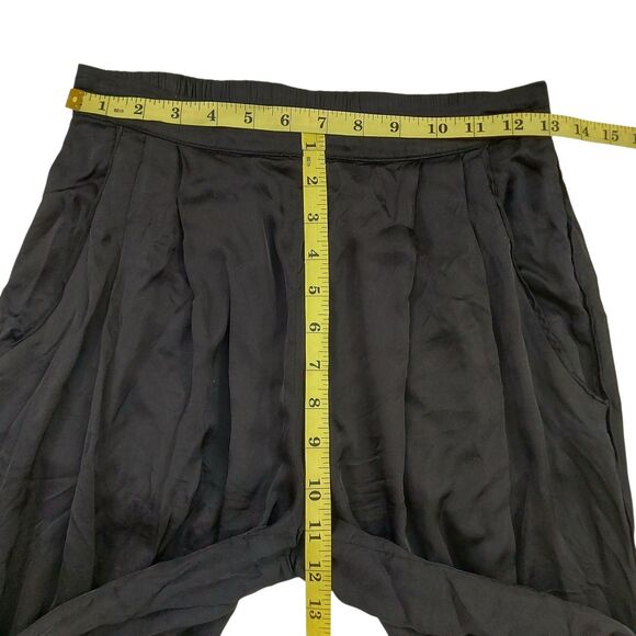 Anthropologie Harem Pants Womens XXS/S Black Relaxed Fit Soft Fabric Bohemian - Picture 10 of 11